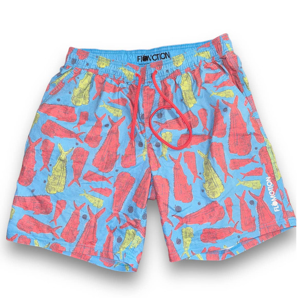 Flomotion Men’s Mahi Print Swim Trunks Board shorts‎ Shorts Size: Large - Picture 1 of 4